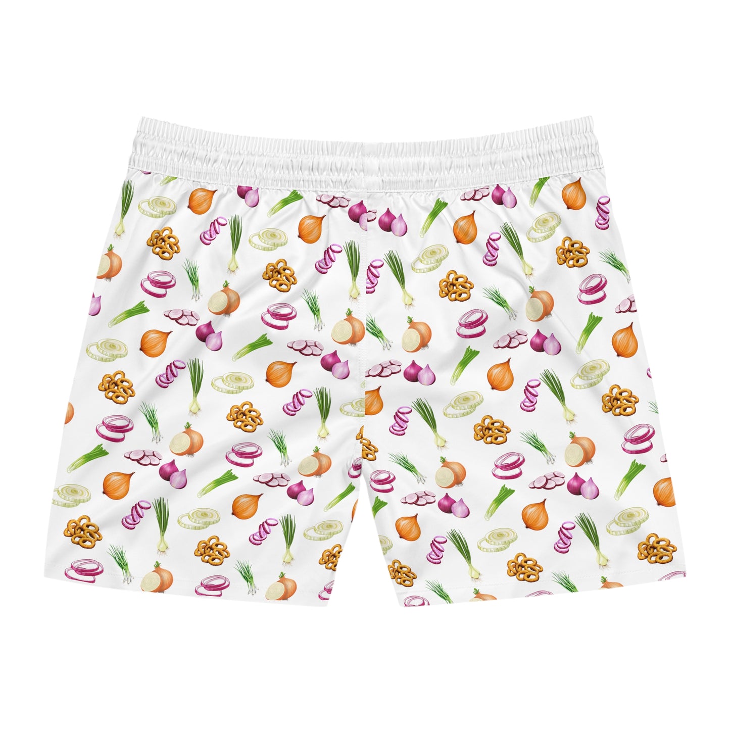 Onion Board Shorts, Vegan Gifts, Green Onion Swim Shorts, Best Men's Swim Trunks, Gifts For Chefs, Onion Booty, Gifts For Cooks, Foodie Gift