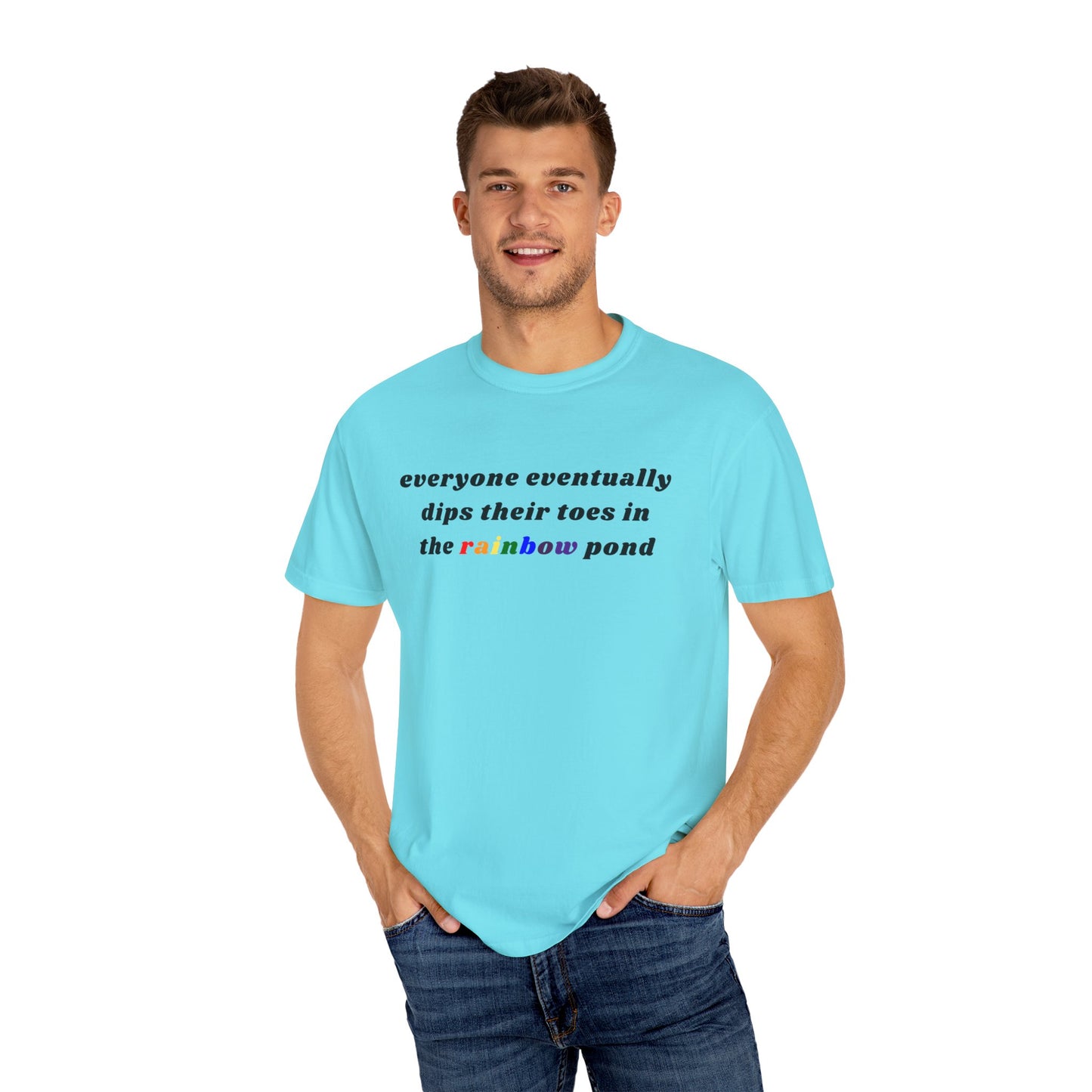 Everyone Eventually Dips Their Toes In The Rainbow Pond Graphic Tee, Gay Pride Shirt, LGBTQ, Pride Shirt, Rainbow Shirt, Pride Merch