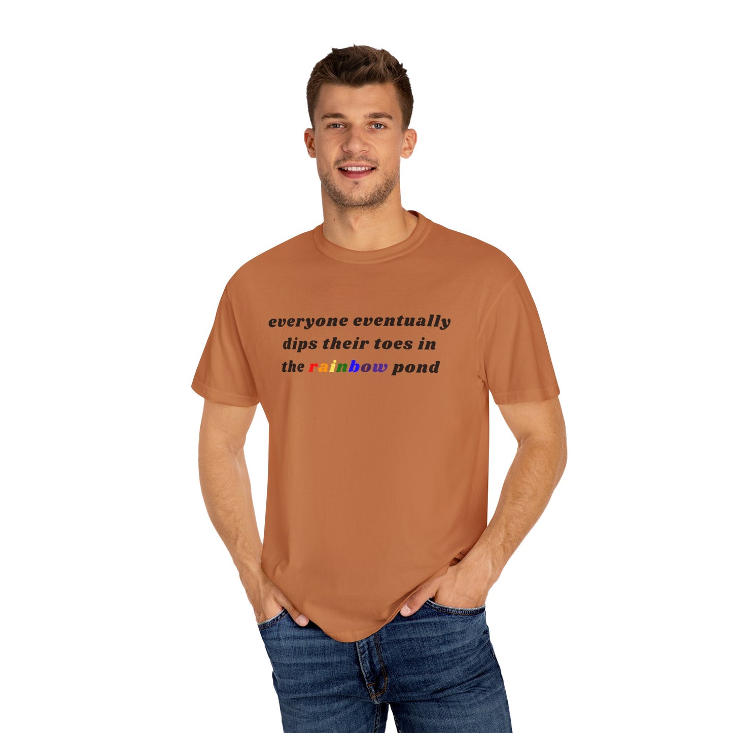 Everyone Eventually Dips Their Toes In The Rainbow Pond Graphic Tee, Gay Pride Shirt, LGBTQ, Pride Shirt, Rainbow Shirt, Pride Merch