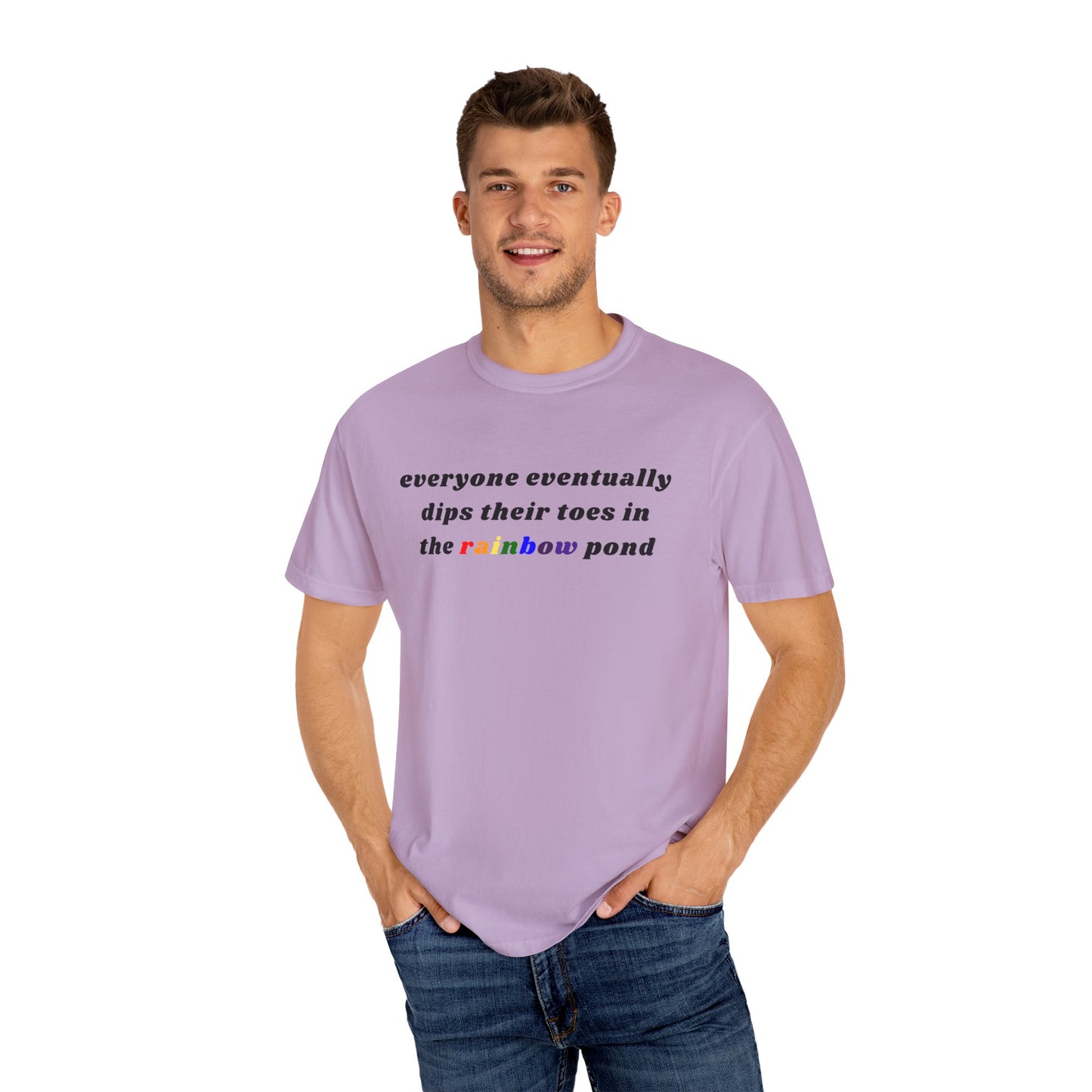 Everyone Eventually Dips Their Toes In The Rainbow Pond Graphic Tee, Gay Pride Shirt, LGBTQ, Pride Shirt, Rainbow Shirt, Pride Merch