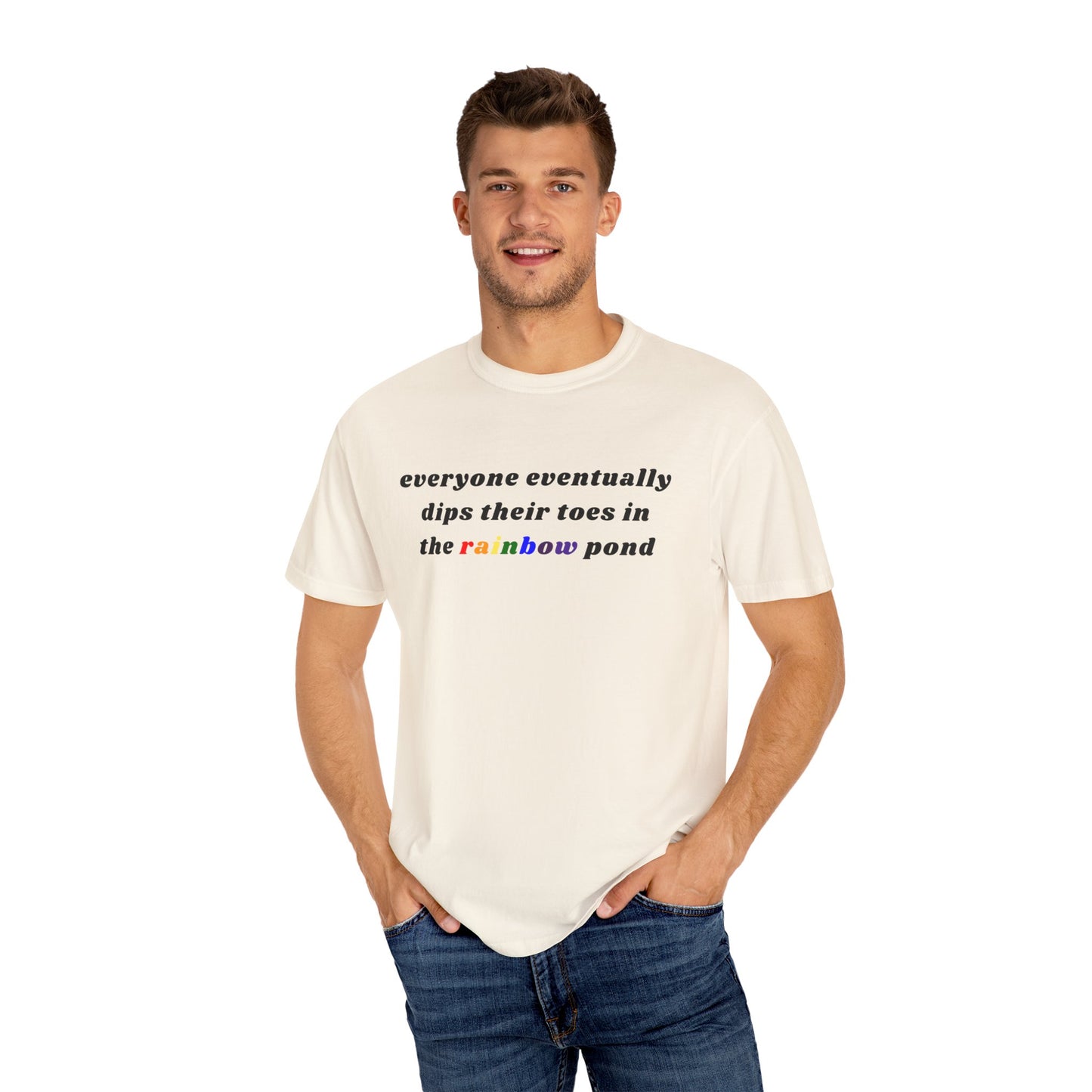 Everyone Eventually Dips Their Toes In The Rainbow Pond Graphic Tee, Gay Pride Shirt, LGBTQ, Pride Shirt, Rainbow Shirt, Pride Merch