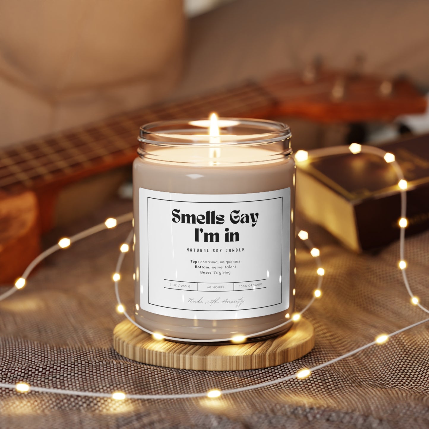 Sounds Gay I'm In Candle, LGBT Candle, Homesick Candles, Pride Merch, Birthday Candles, Equality Candle, Pride Month, Scented Candles