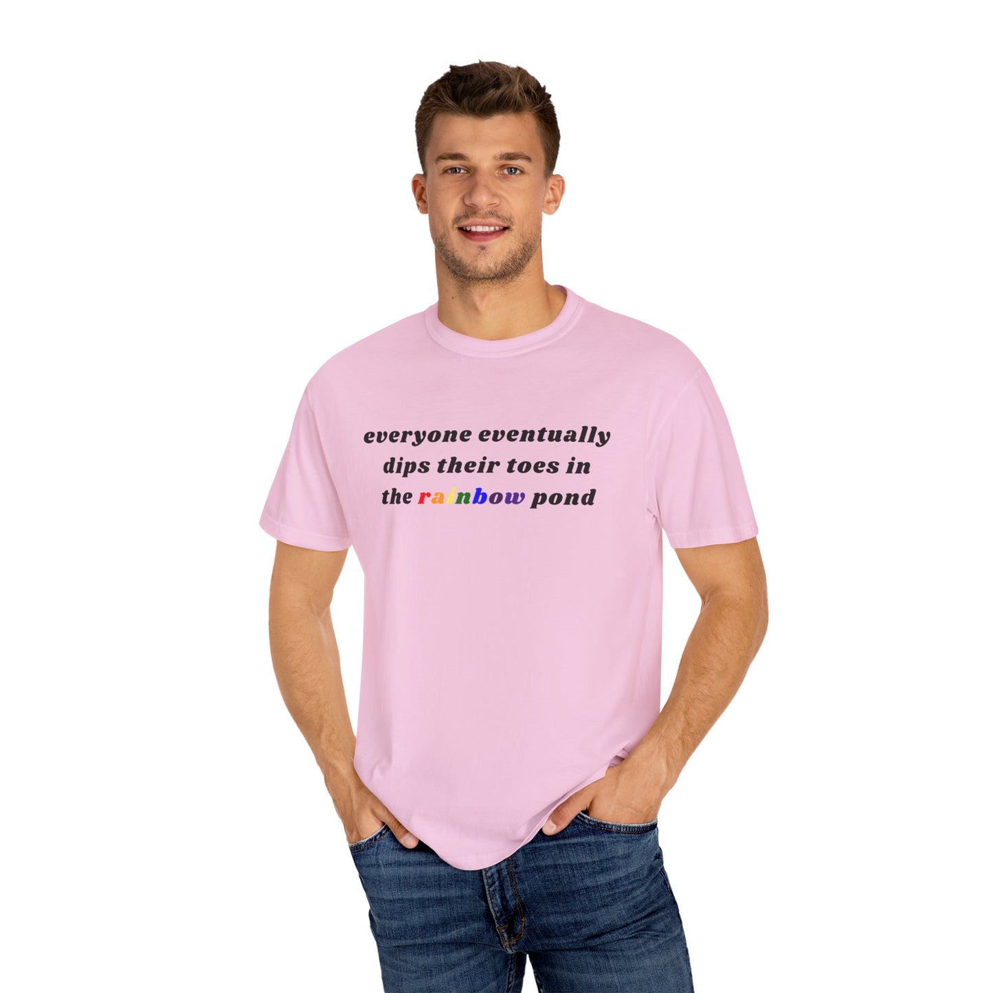 Everyone Eventually Dips Their Toes In The Rainbow Pond Graphic Tee, Gay Pride Shirt, LGBTQ, Pride Shirt, Rainbow Shirt, Pride Merch
