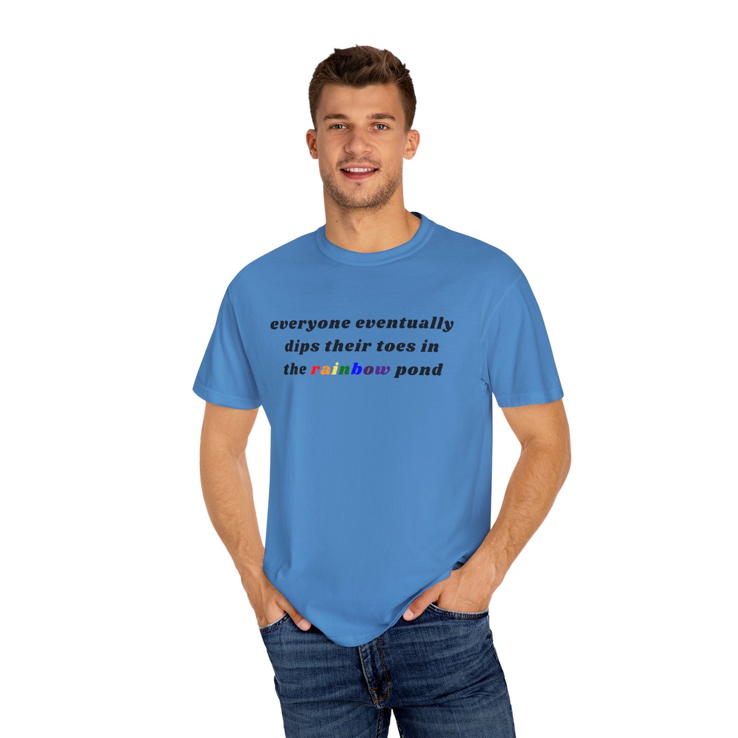 Everyone Eventually Dips Their Toes In The Rainbow Pond Graphic Tee, Gay Pride Shirt, LGBTQ, Pride Shirt, Rainbow Shirt, Pride Merch