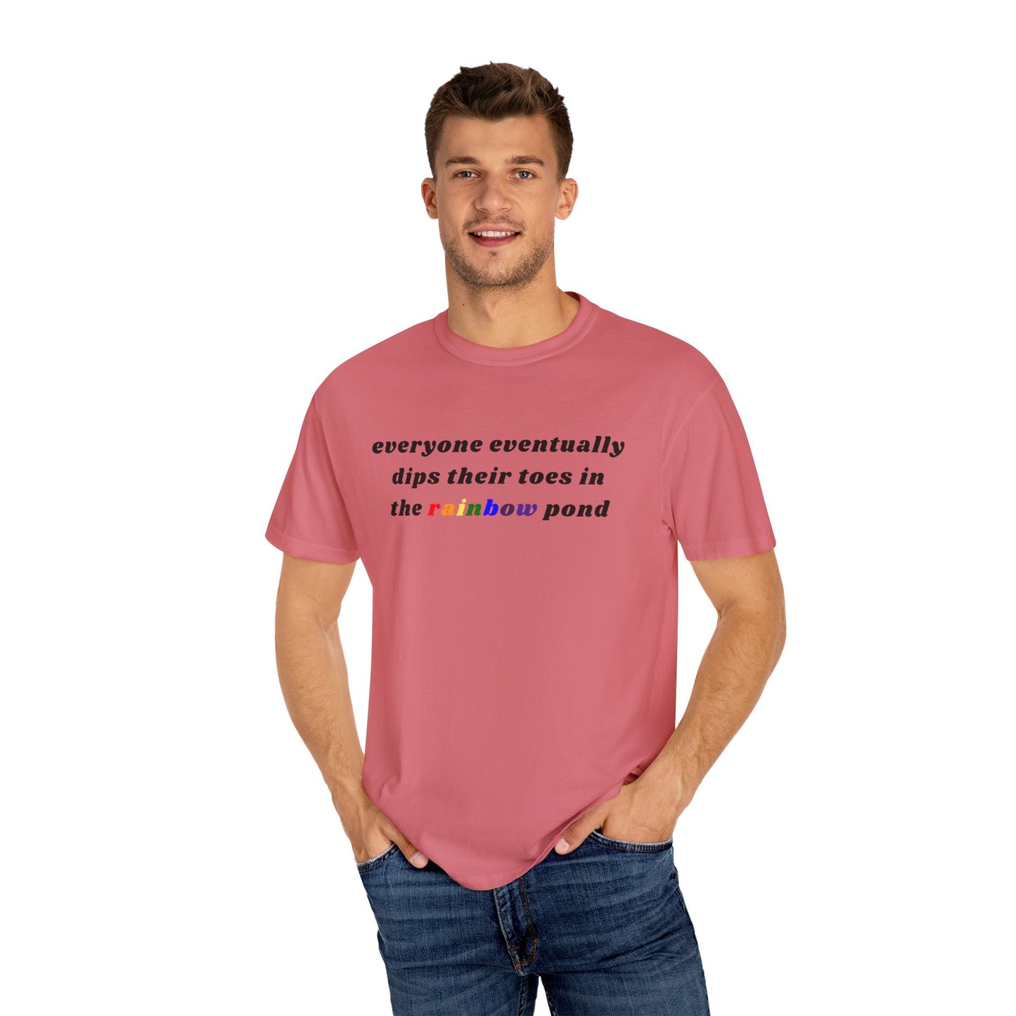 Everyone Eventually Dips Their Toes In The Rainbow Pond Graphic Tee, Gay Pride Shirt, LGBTQ, Pride Shirt, Rainbow Shirt, Pride Merch