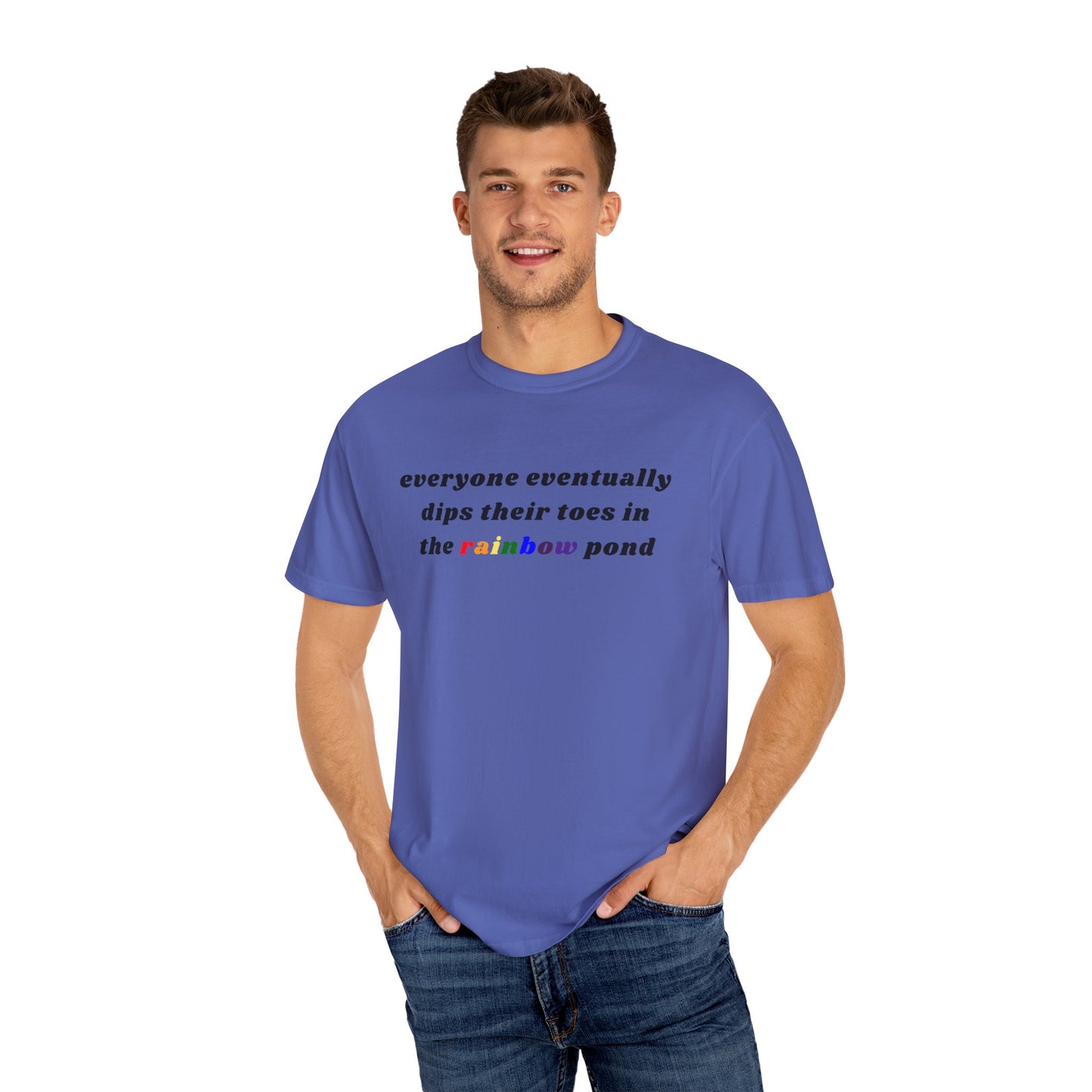 Everyone Eventually Dips Their Toes In The Rainbow Pond Graphic Tee, Gay Pride Shirt, LGBTQ, Pride Shirt, Rainbow Shirt, Pride Merch