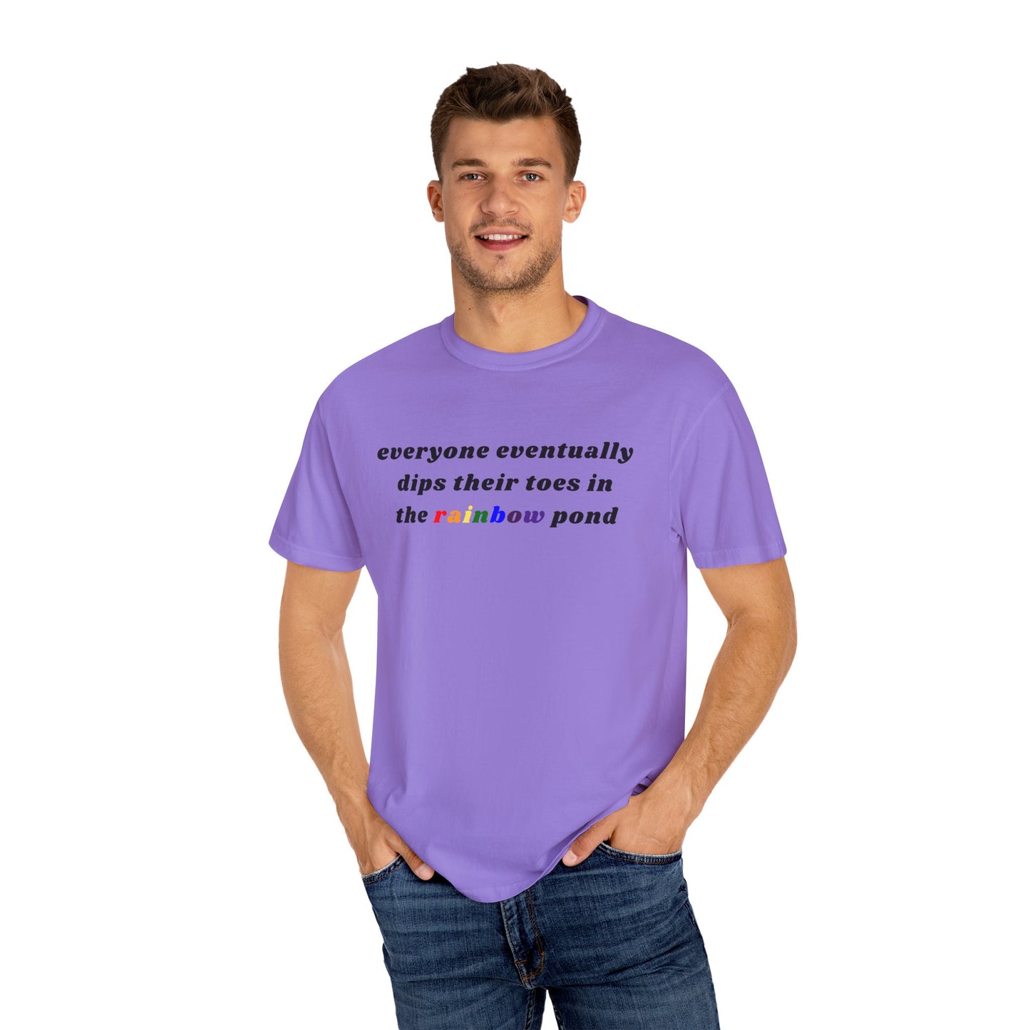 Everyone Eventually Dips Their Toes In The Rainbow Pond Graphic Tee, Gay Pride Shirt, LGBTQ, Pride Shirt, Rainbow Shirt, Pride Merch