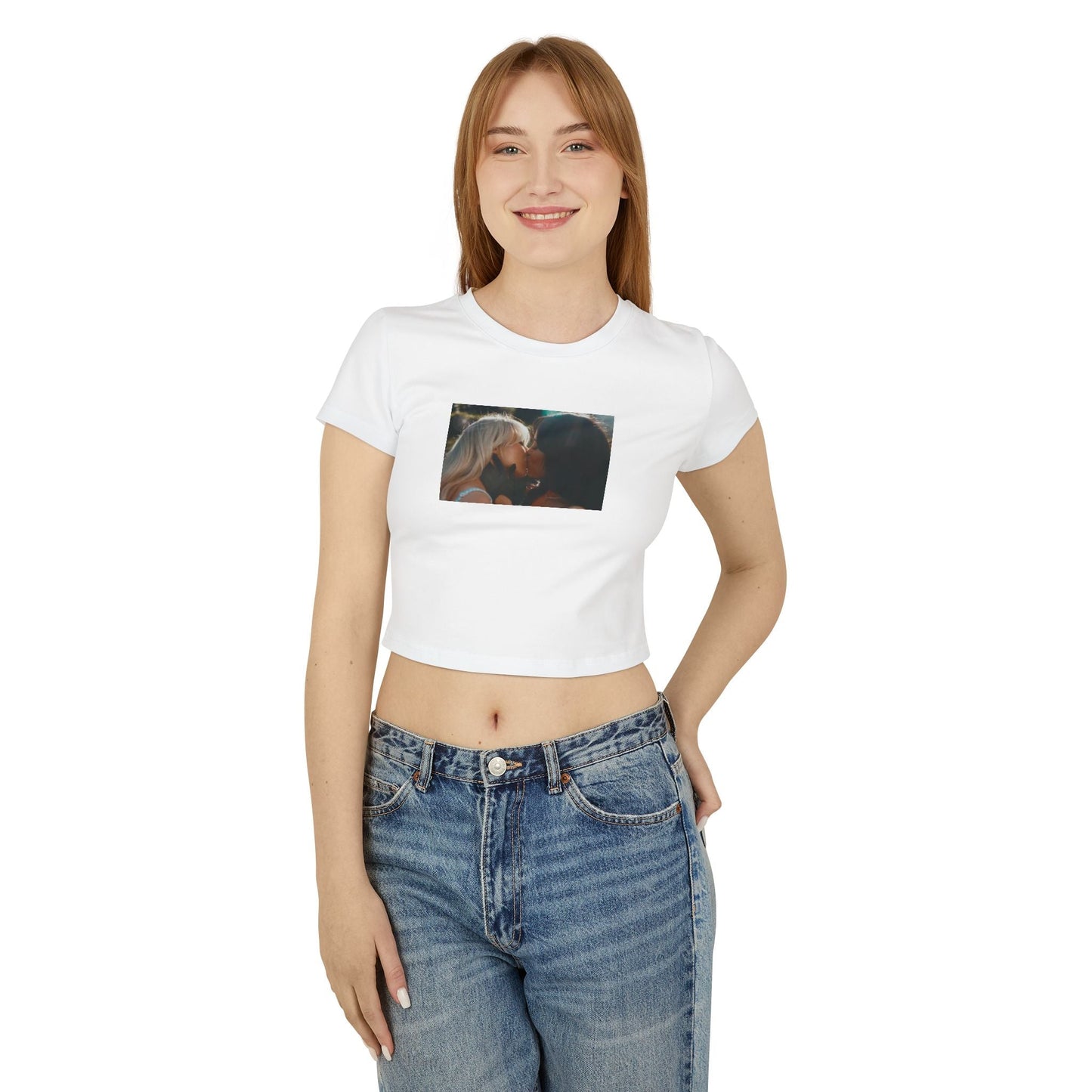 Sabrina Carpenter and Jenna Ortega Kiss Shirt Women's Baby Tee, Taste Shirt, Short n Sweet, Sabrina Carpenter Merch, Sabrina Carpenter Tour T-Shirt - Clarity Threads