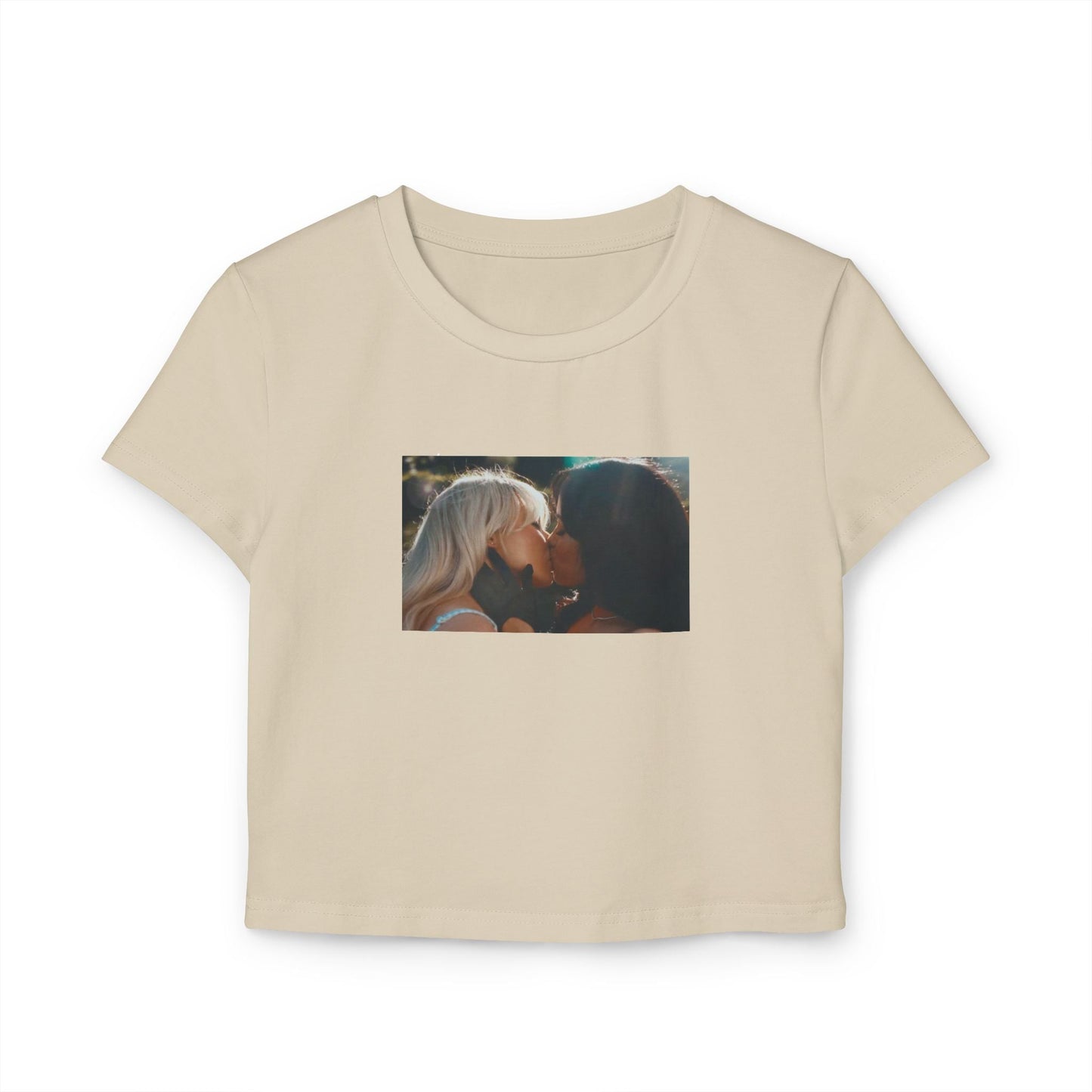Sabrina Carpenter and Jenna Ortega Kiss Shirt Women's Baby Tee, Taste Shirt, Short n Sweet, Sabrina Carpenter Merch, Sabrina Carpenter Tour T-Shirt - Clarity Threads