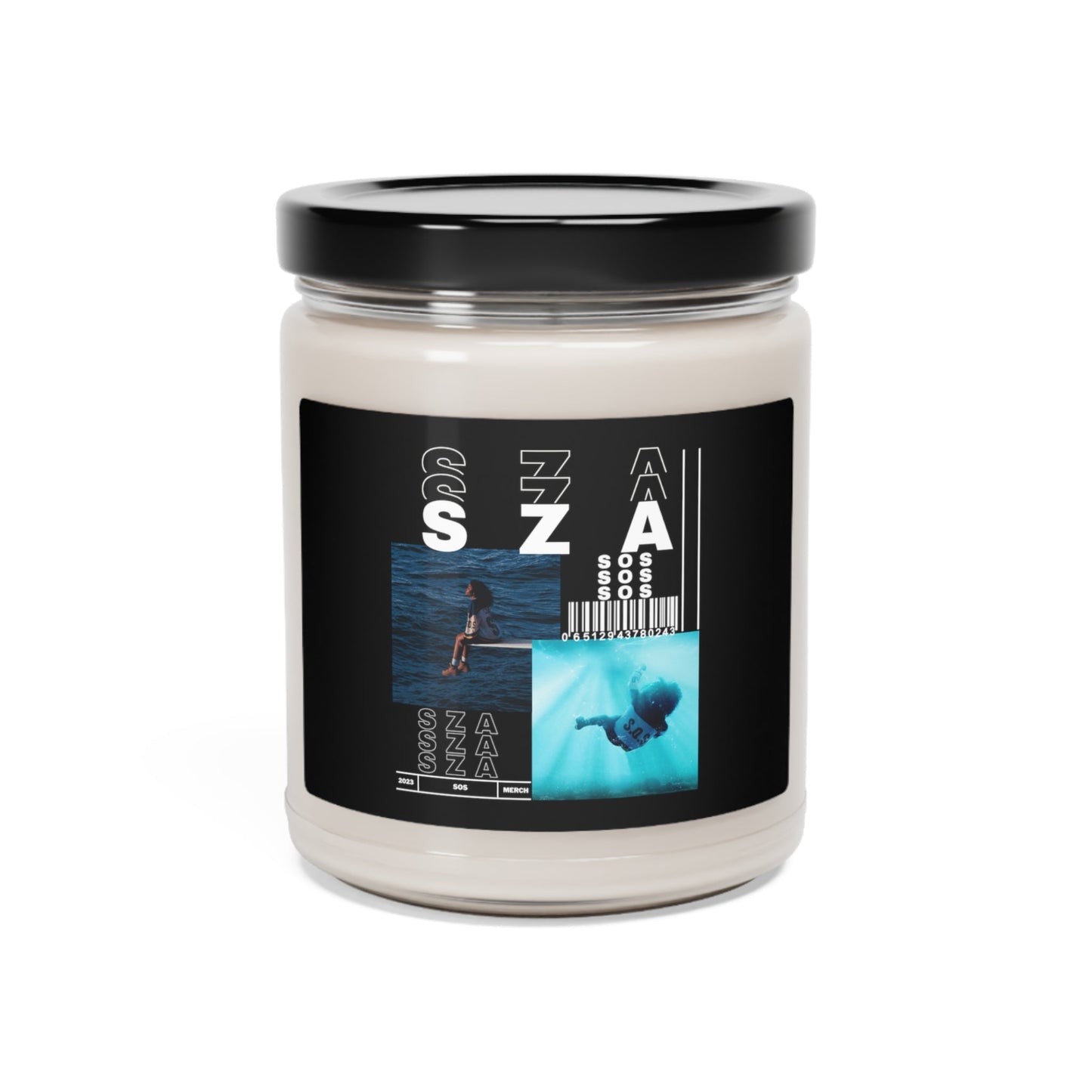SZA sos Album Candle, Homesick Candles, Scented Candle, Natural Soy Wax Candles, Concert Merch, SZA Album Cover, Sza Fan, Sza 2023 Tour Home Decor - Clarity Threads