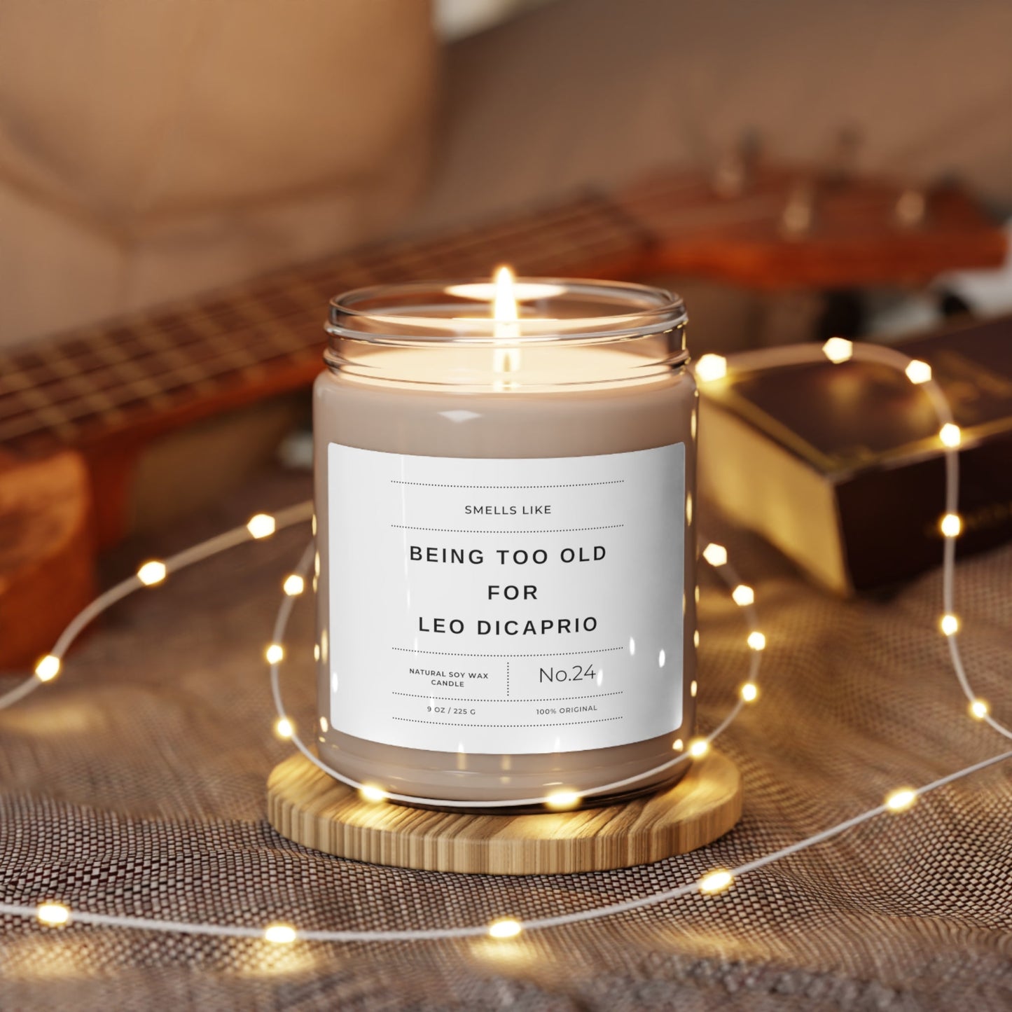 Too Old For Leo Candle, Gen Y Birthday Candle, Funny Candles, Birthday Present, Gift For Best Friend, Leonardo DiCaprio, Homesick Candles Home Decor - Clarity Threads
