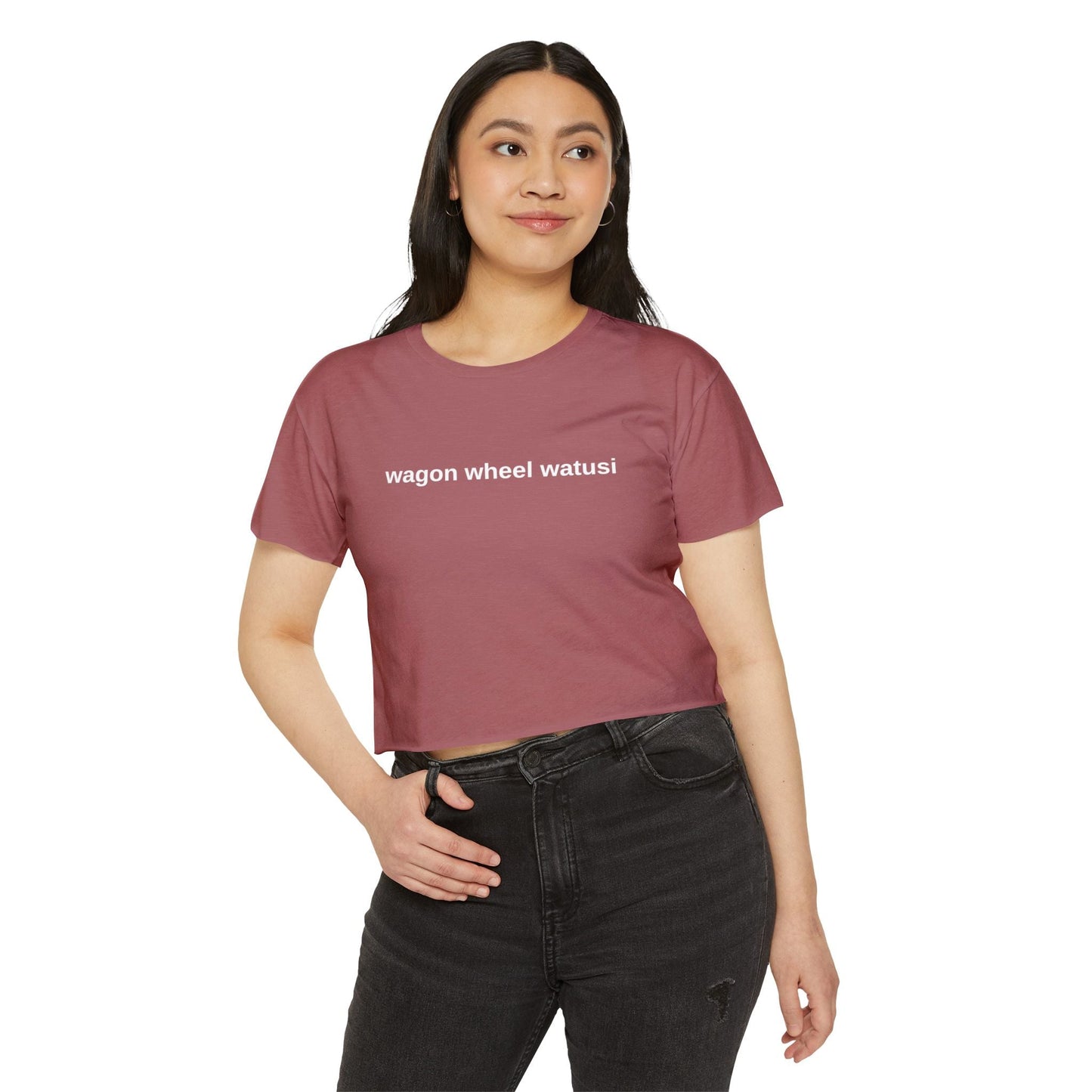Wagon Wheel Watusi Crop Top, Cher Wagon Wheel Watusi Quote, Drag Race, LGBTQ, Pride Shirt T - Shirt - Clarity Threads