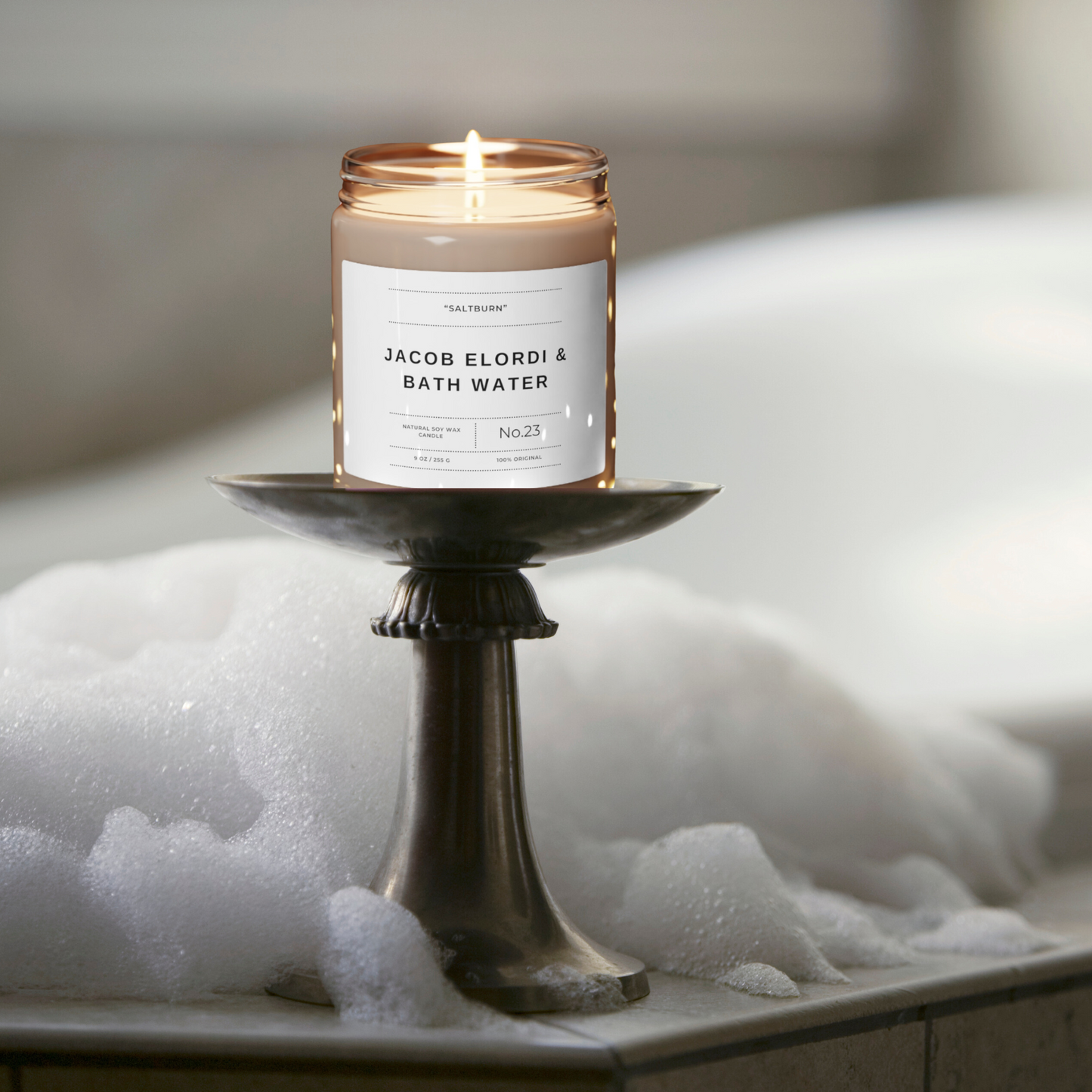 Jacob Elordi's Bathwater candle Saltburn candle homesick candles saltburn merch saltburn nudity saltburn cast saltburn bath tub scene Jacob elordi Barry Keoghan Jacob elordi and bathwater Felix Catton saltburn movie nate Jacobs cast of saltburn saltburn film Barry Keoghan vegan candles 