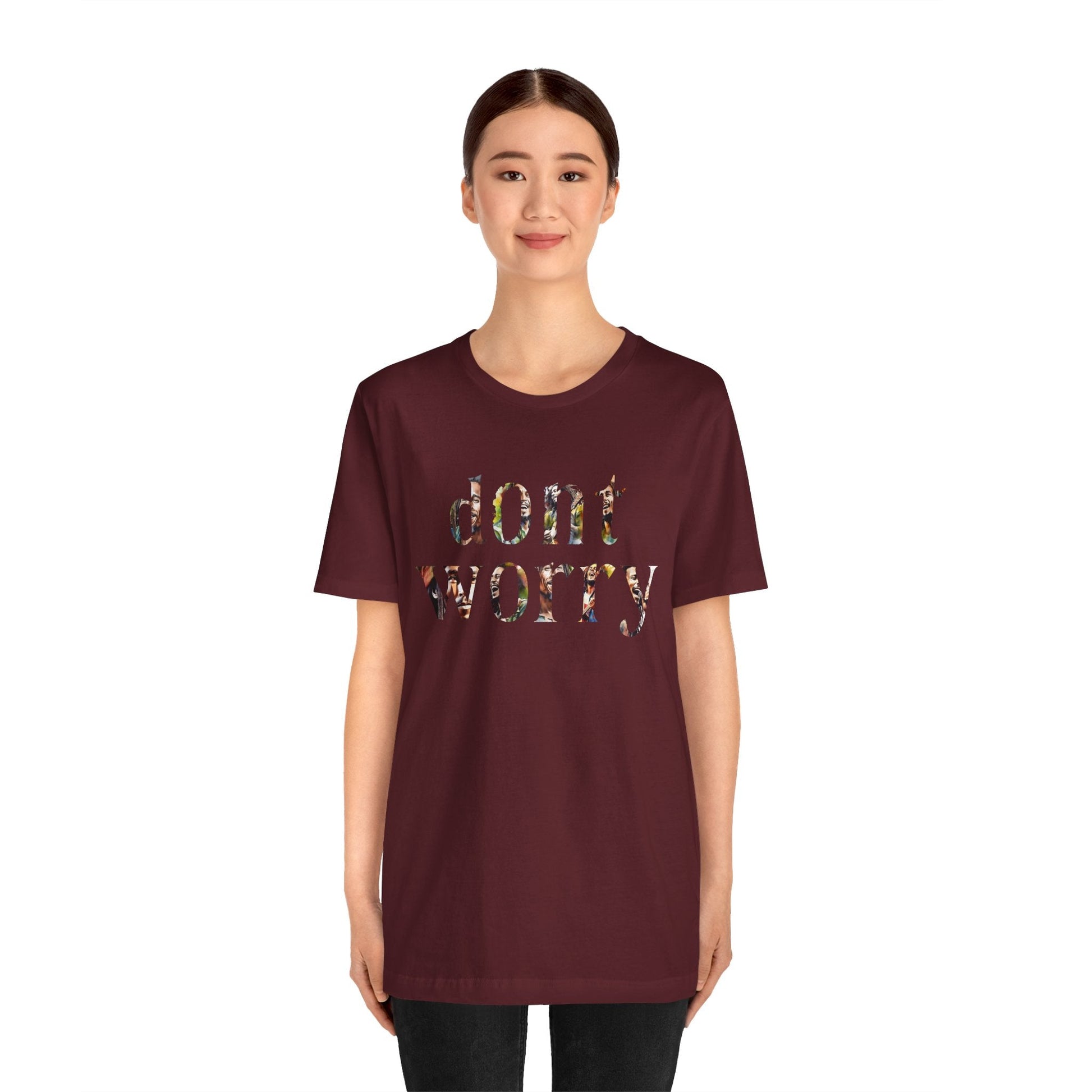 Bob Marley Don't Worry Shirt, Bob Marley T Shirt, Bob Marley Songs, Hippie Shirt, Peace and Love, Don't Worry About a Thing, Unisex T Shirt T - Shirt - Clarity Threads