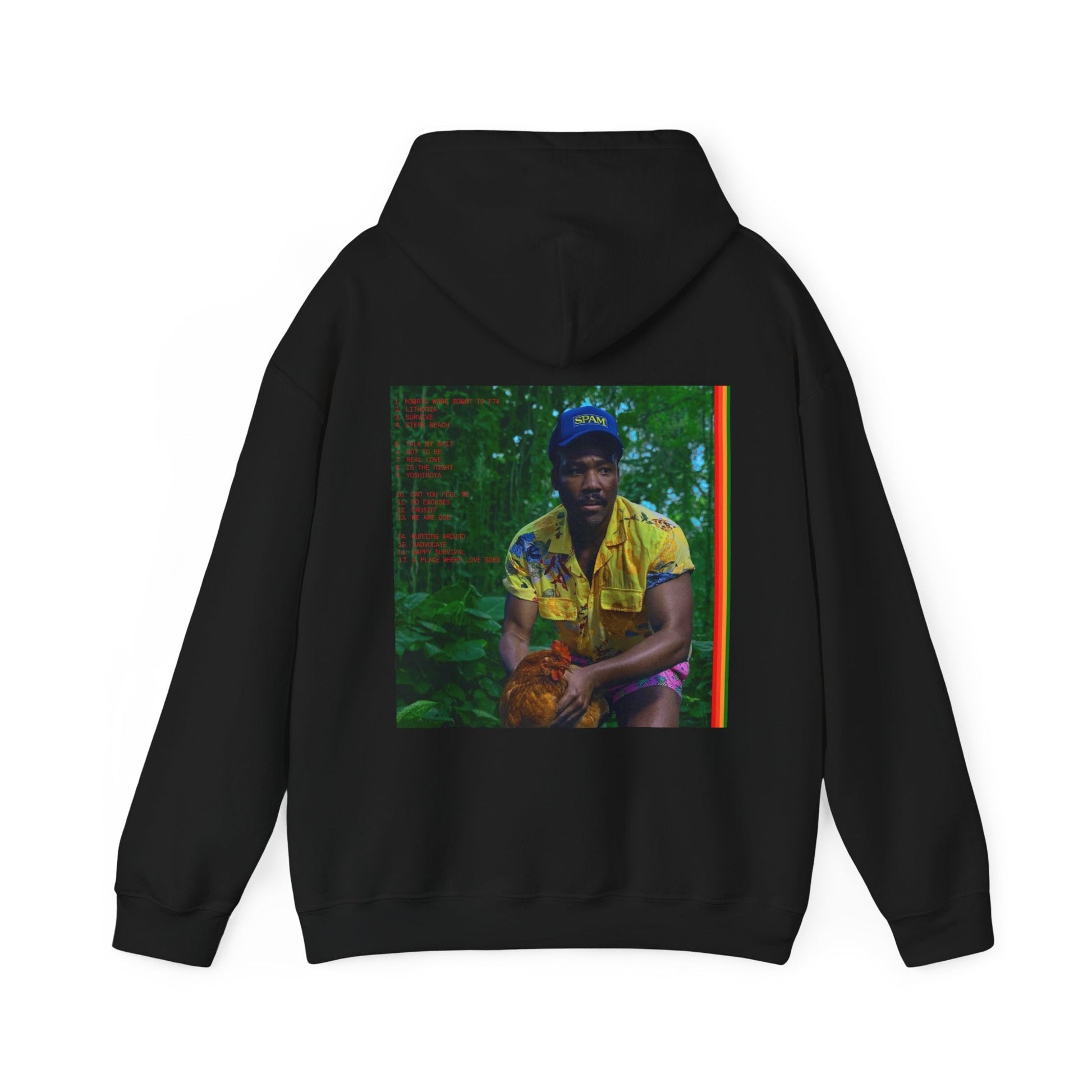Childish Gambino Hoodie Bando Stone Album Donald Glover Merch Childish Gambino Merch Bando Stone and the New World Childish Gambino Tour Set List Donald Glover Hoodie Willow Smith Special Guest Graphic Hoodies Movie-Inspired Clothing Limited Edition Hoodie Music Merch Movie Merchandise Gambino Final Album Concert Apparel Exclusive Hoodie Music and Film Fusion Iconic Album Art Pop Culture Hoodie Artistic Fashion Statement