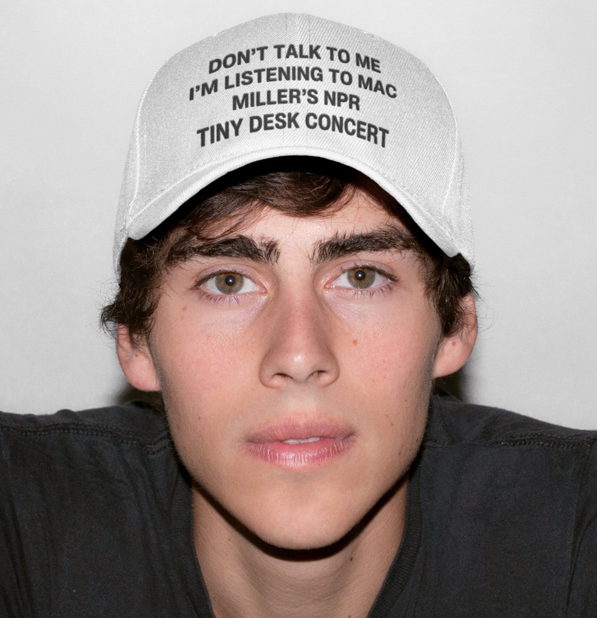 Don't Talk to me I'm Listening to Mac Miller's NPR Tiny Desk Concert Ball Cap, Mac Miller Merch, Christmas 2023, Baseball Caps for Men Hats - Clarity Threads