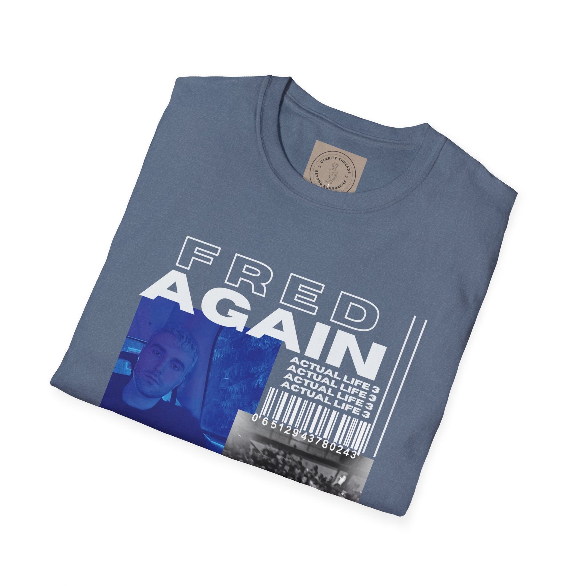 Fred Again Tour Shirt, Limited Edition Fred Again Merch, Actual Life 2023 Official Merch, Vintage Fred Again Clothing, Unisex T Shirt T - Shirt - Clarity Threads