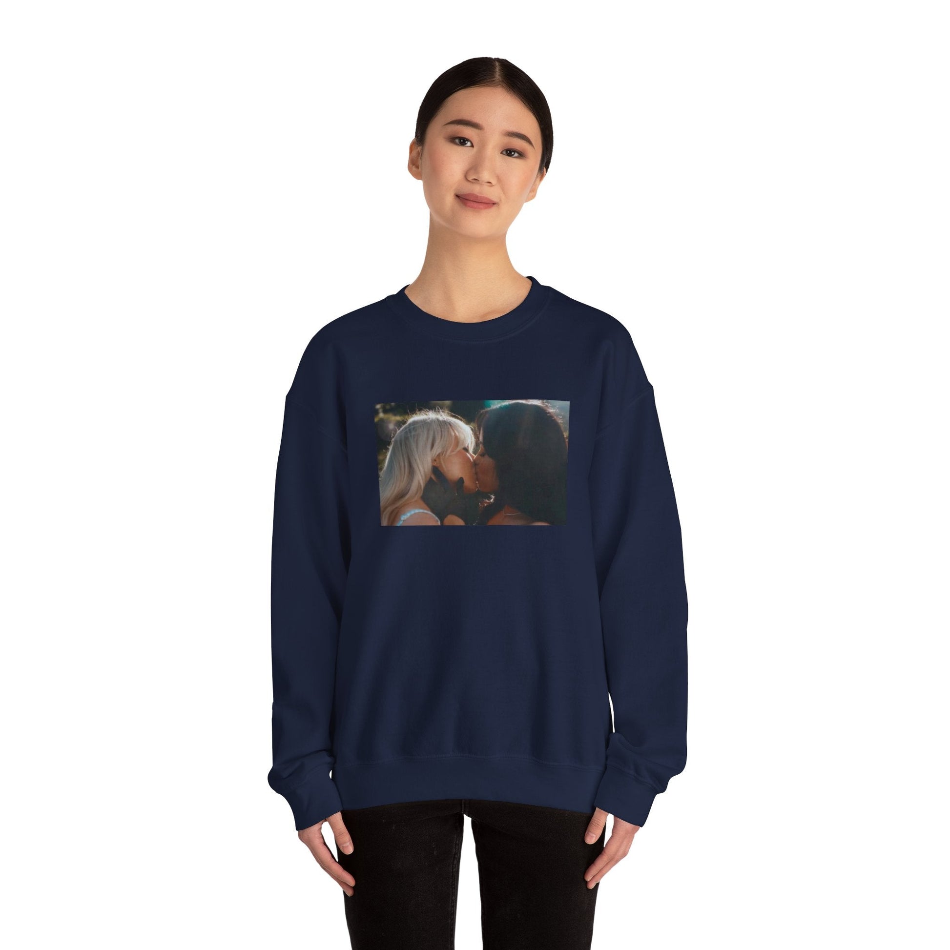 Sabrina Carpenter and Jenna Ortega Kiss Sweatshirt, Sabrina Carpenter Taste, Short n Sweet, Sabrina Carpenter Merch, Sabrina Carpenter Shirt Sweatshirt - Clarity Threads