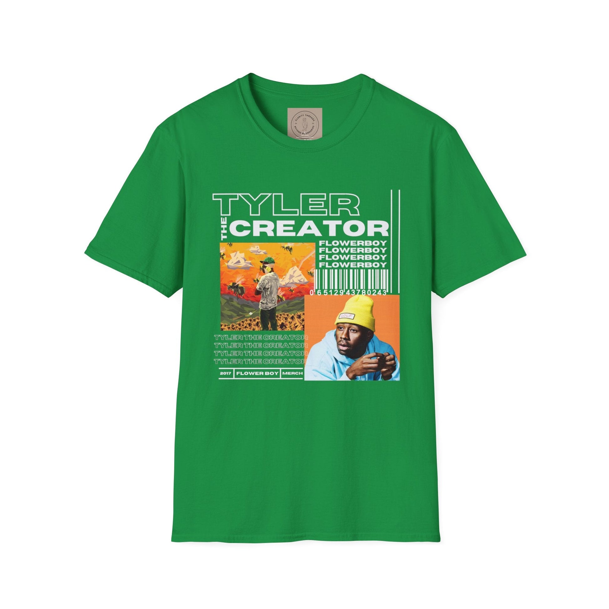 Tyler The Creator Shirt, LIMITED EDITION Vintage Flower Boy Album Shirt, Y2k Aesthetic Inpsired Tee, Tyler The Creator Merch, 2017 Tour T - Shirt - Clarity Threads