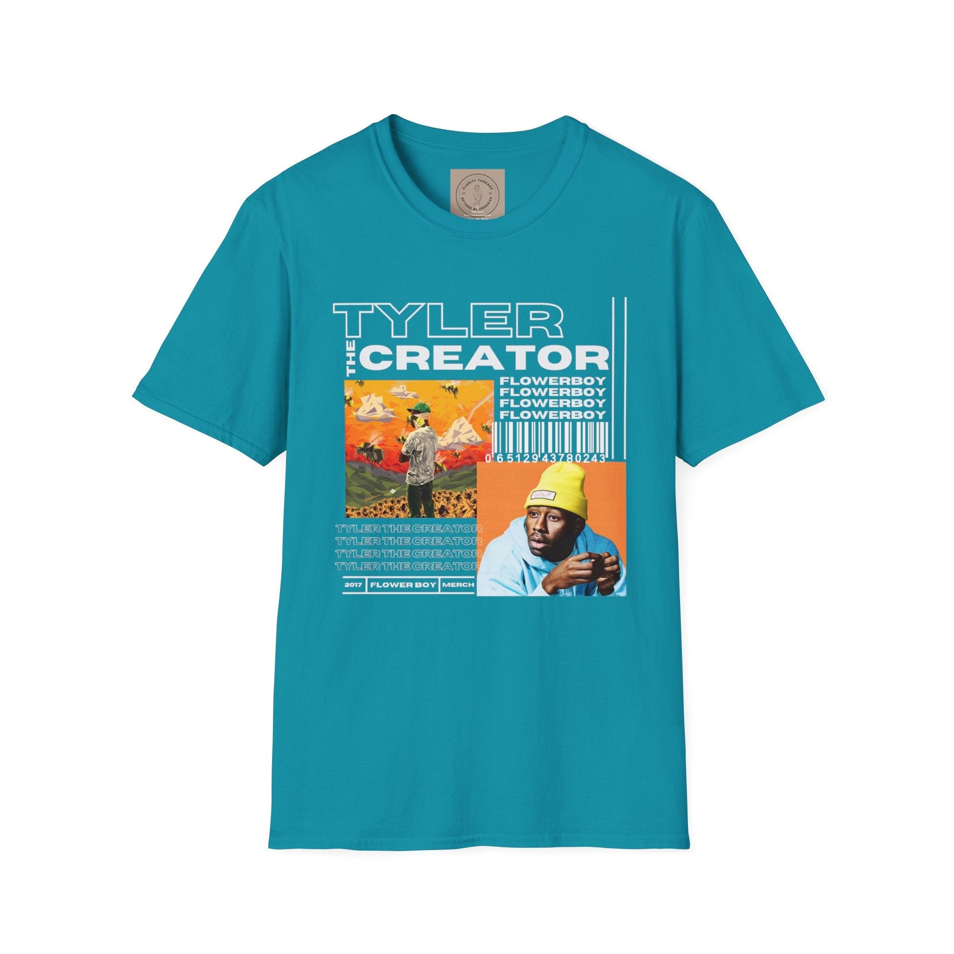 Tyler The Creator Shirt, LIMITED EDITION Vintage Flower Boy Album Shirt, Y2k Aesthetic Inpsired Tee, Tyler The Creator Merch, 2017 Tour T - Shirt - Clarity Threads