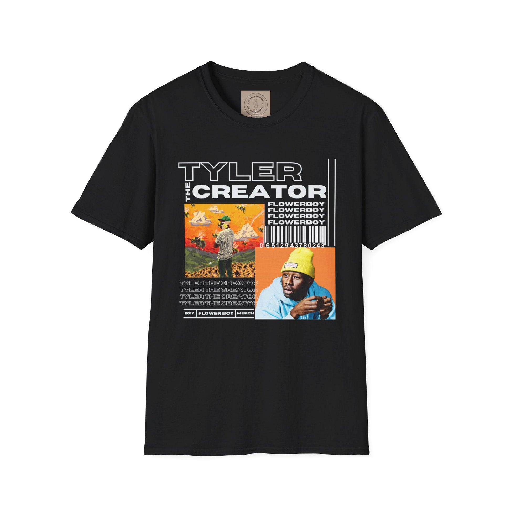Tyler The Creator Shirt, LIMITED EDITION Vintage Flower Boy Album Shirt, Y2k Aesthetic Inpsired Tee, Tyler The Creator Merch, 2017 Tour T - Shirt - Clarity Threads