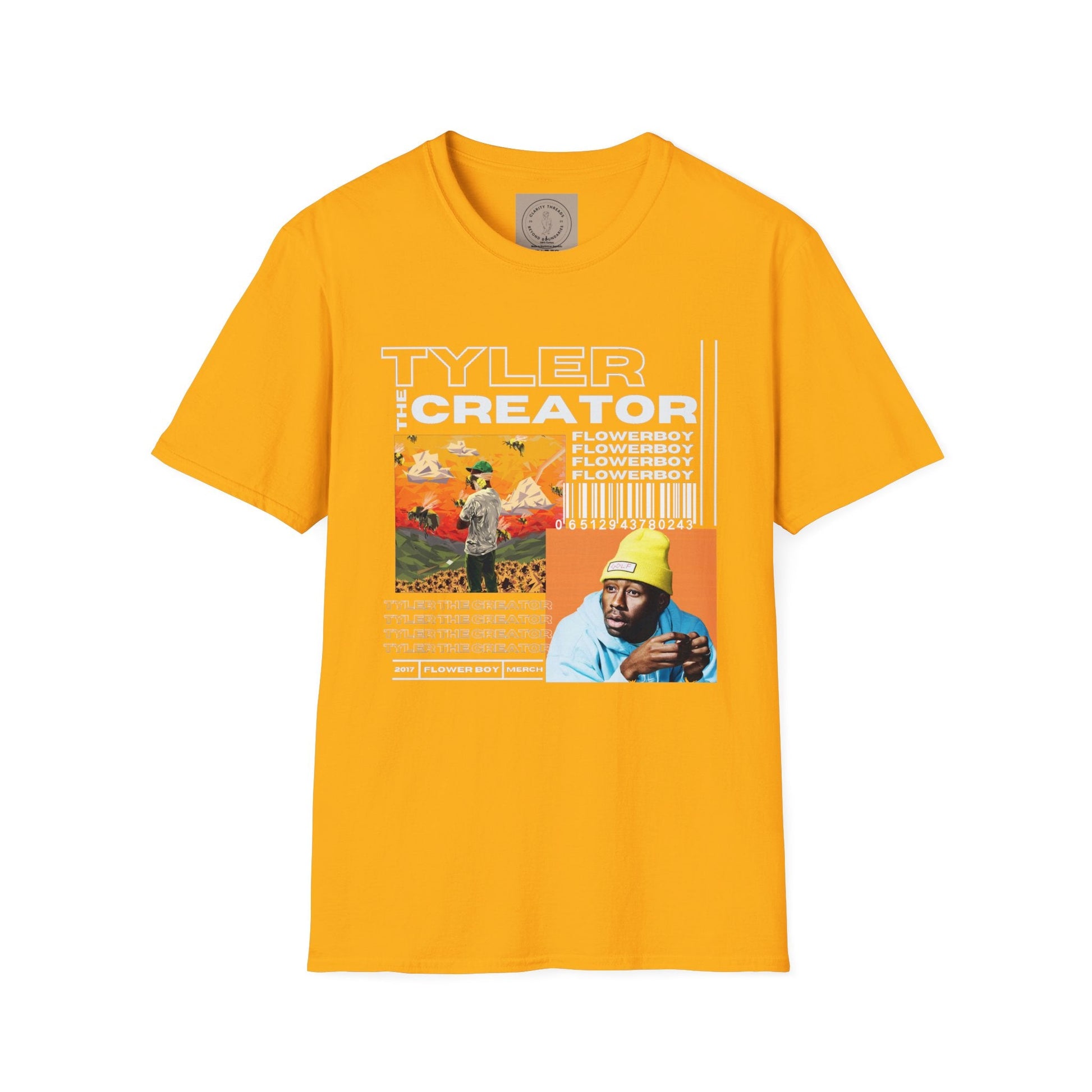 Tyler The Creator Shirt, LIMITED EDITION Vintage Flower Boy Album Shirt, Y2k Aesthetic Inpsired Tee, Tyler The Creator Merch, 2017 Tour T - Shirt - Clarity Threads