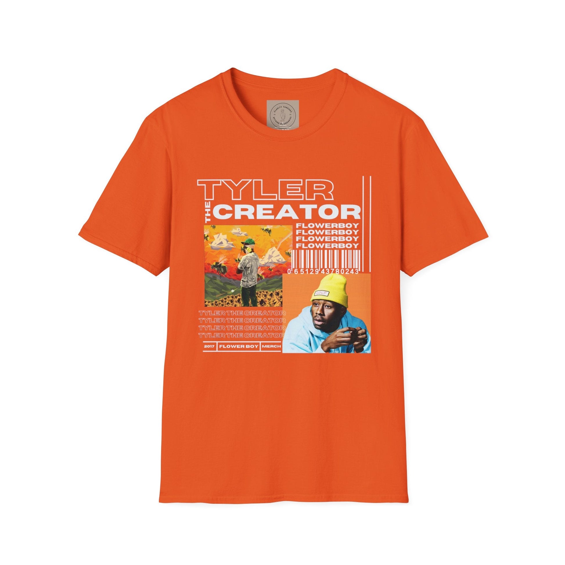 Tyler The Creator Shirt, LIMITED EDITION Vintage Flower Boy Album Shirt, Y2k Aesthetic Inpsired Tee, Tyler The Creator Merch, 2017 Tour T - Shirt - Clarity Threads