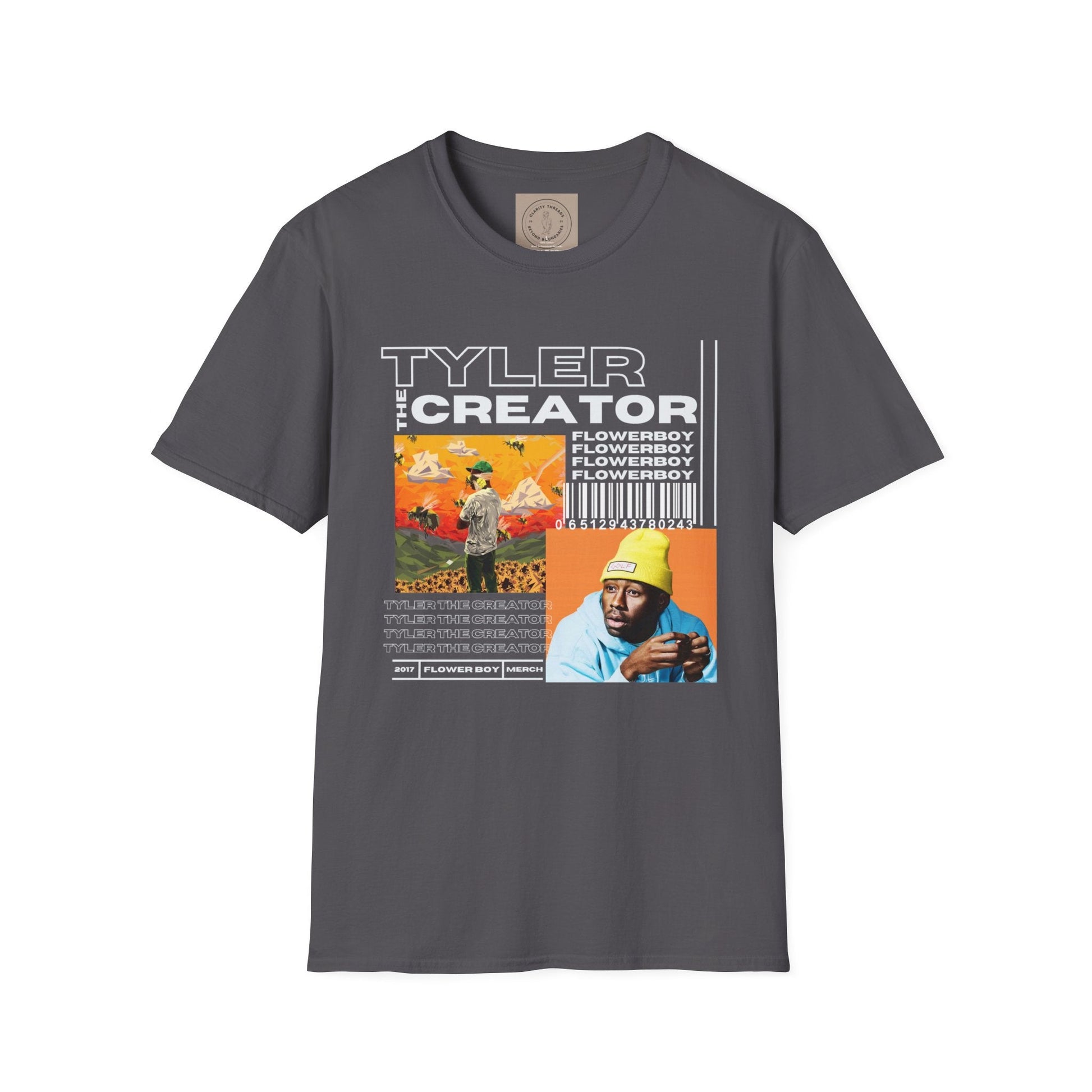 Tyler The Creator Shirt, LIMITED EDITION Vintage Flower Boy Album Shirt, Y2k Aesthetic Inpsired Tee, Tyler The Creator Merch, 2017 Tour T - Shirt - Clarity Threads